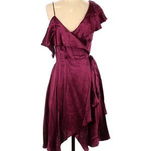 WAYF asymetrical , wrap dress